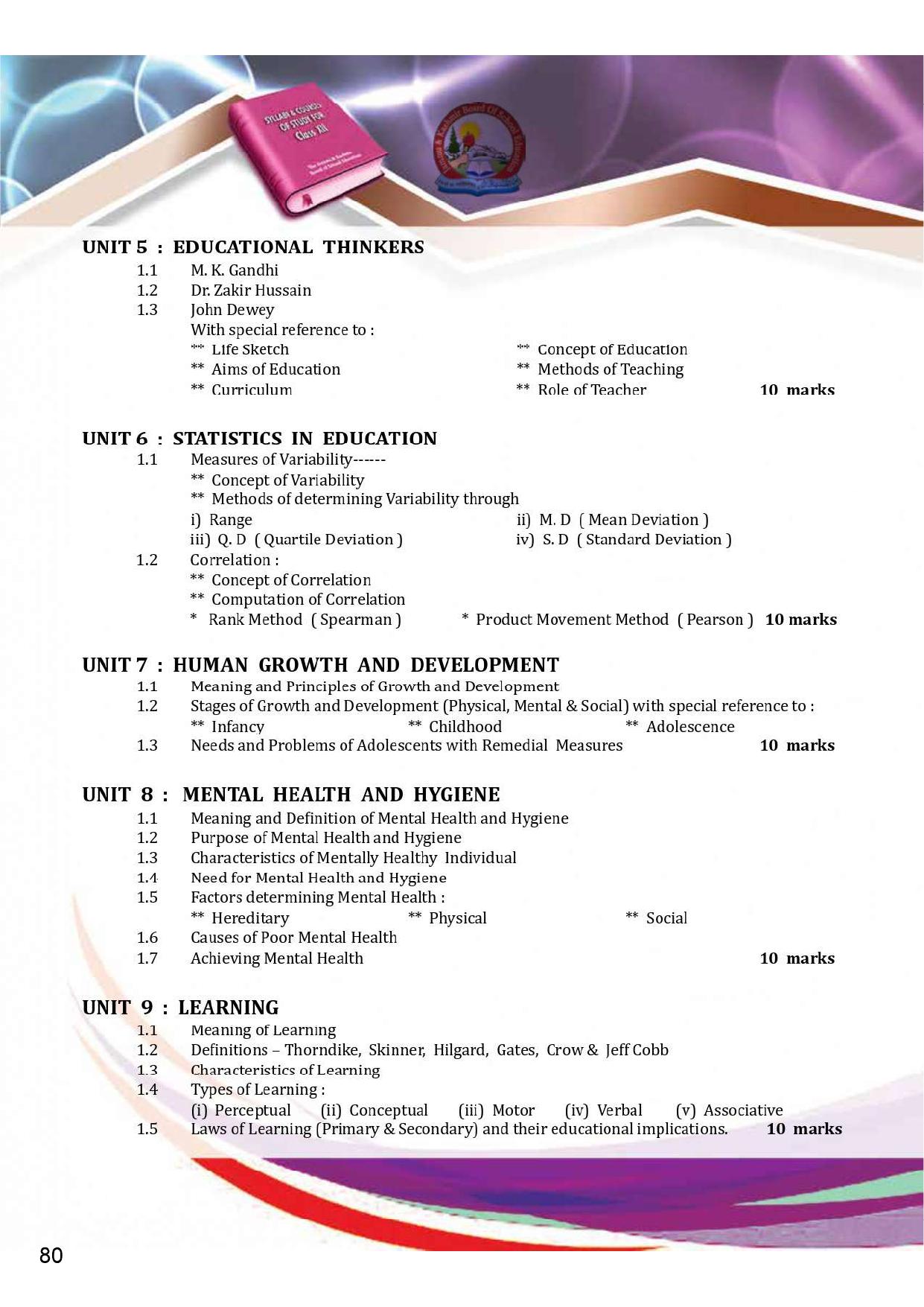 JKBOSE Syllabus for 12th class - Page 86