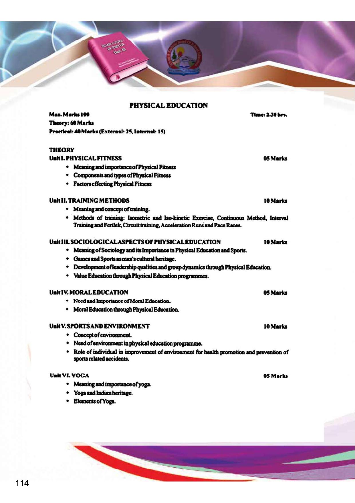 JKBOSE Syllabus for 12th class - Page 120