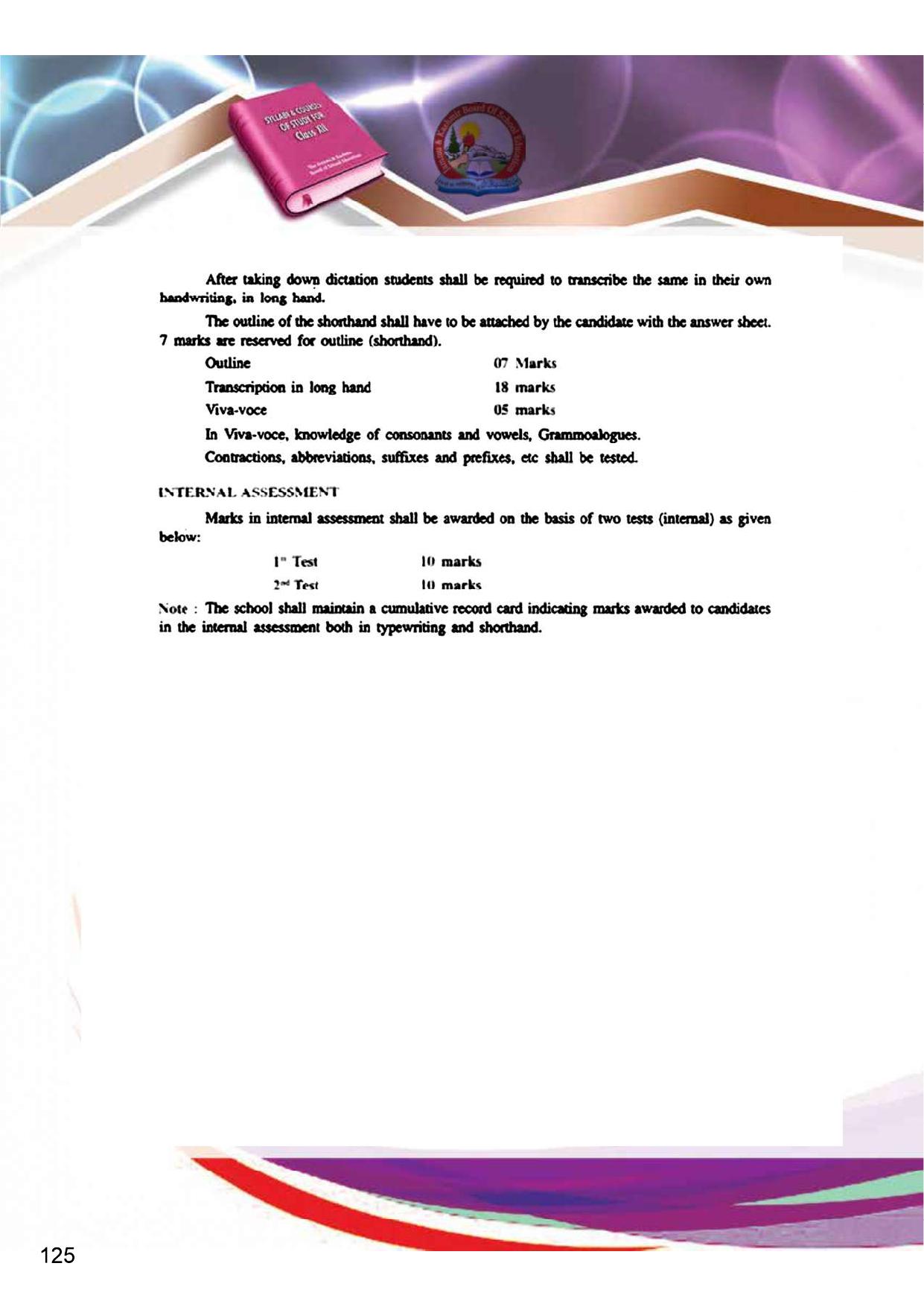 JKBOSE Syllabus for 12th class - Page 131