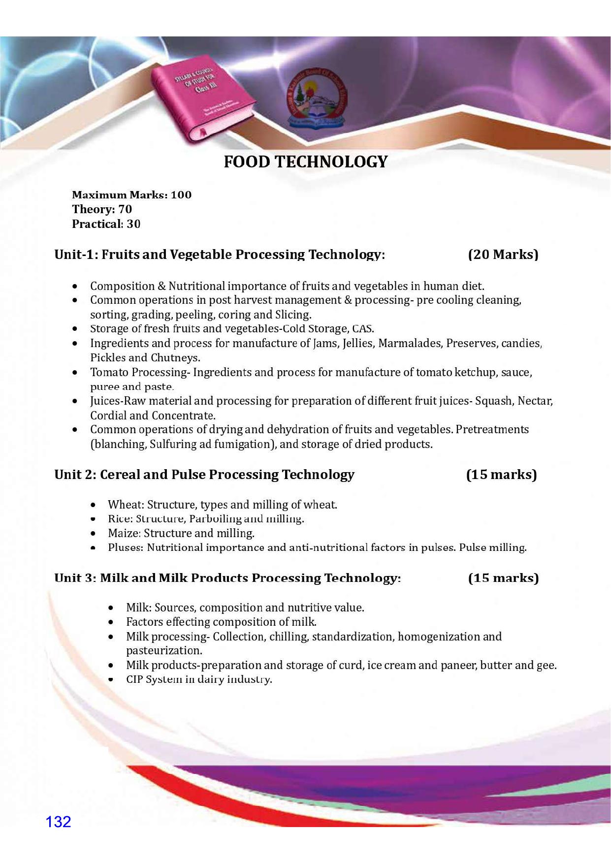 JKBOSE Syllabus for 12th class - Page 138
