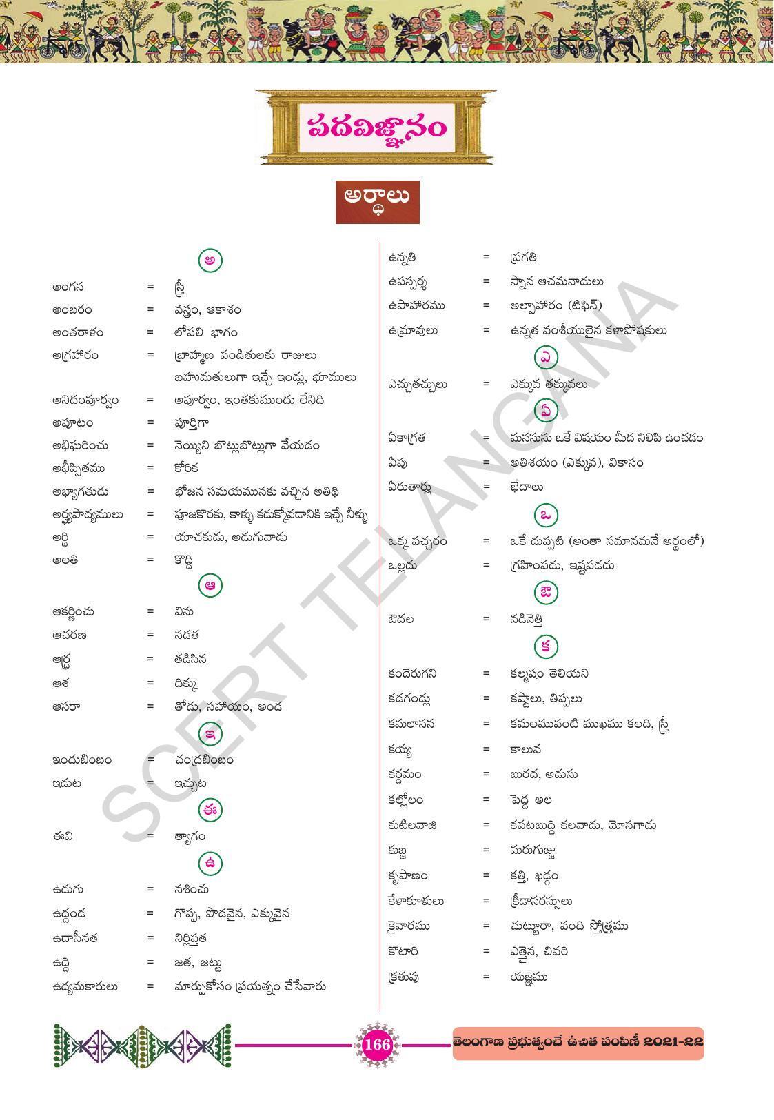 TS SCERT Class 10 First Language (Telugu Medium) Text Book - Page 178