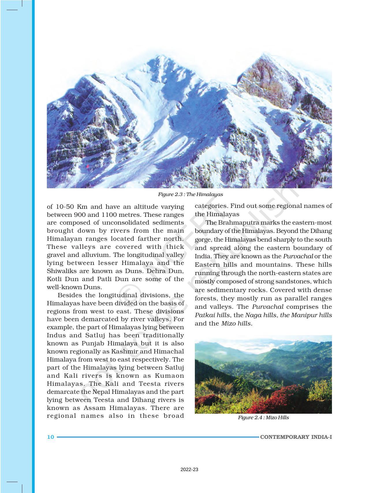 NCERT Book for Class 9 Geography Chapter 2 Physical Features