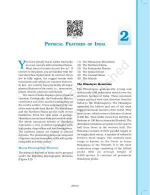 NCERT Book for Class 9 Geography Chapter 2 Physical Features of India