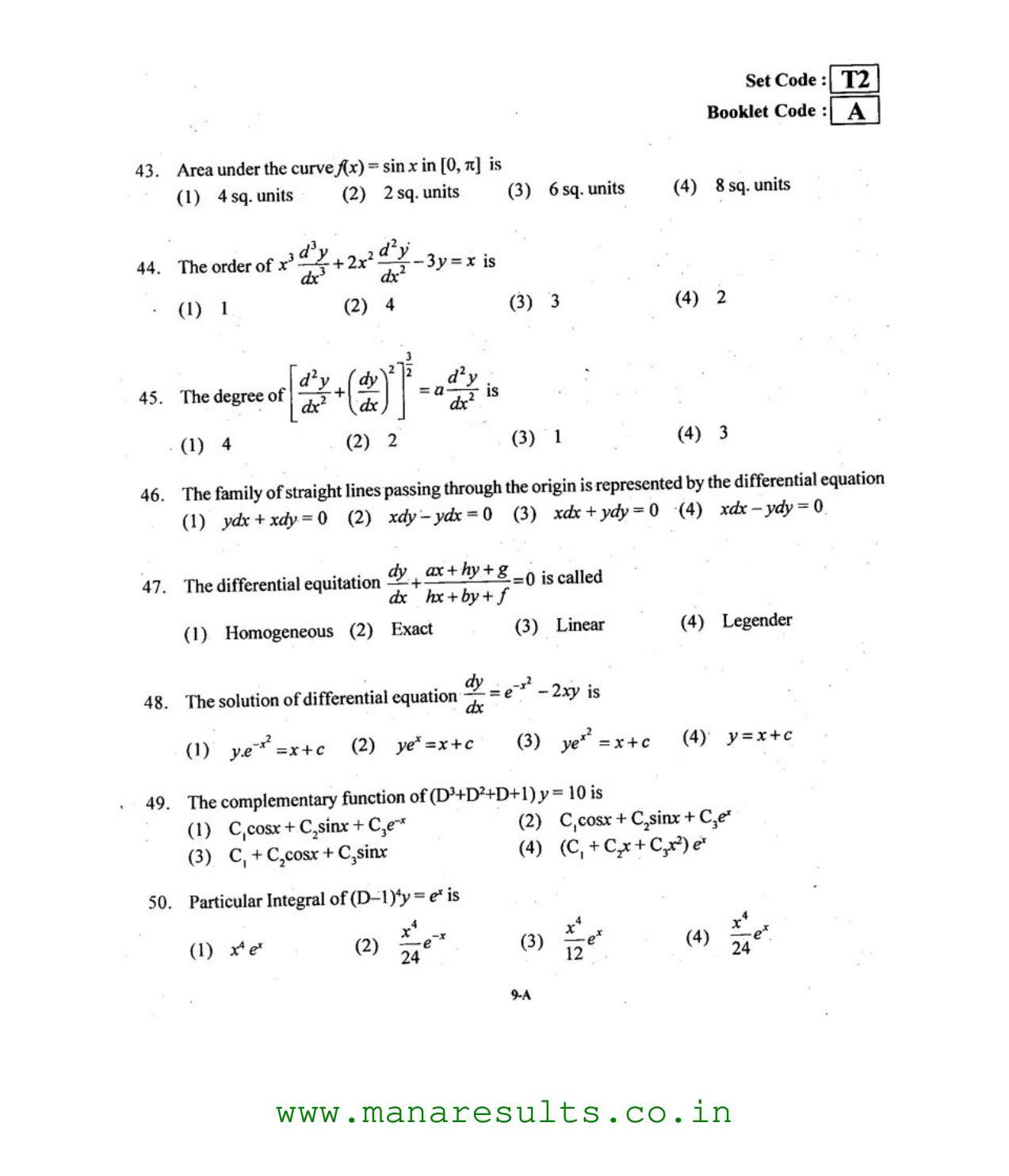 AP ECET 2015 Electronics and Communication Engineering Old Previous Question Papers - Page 8