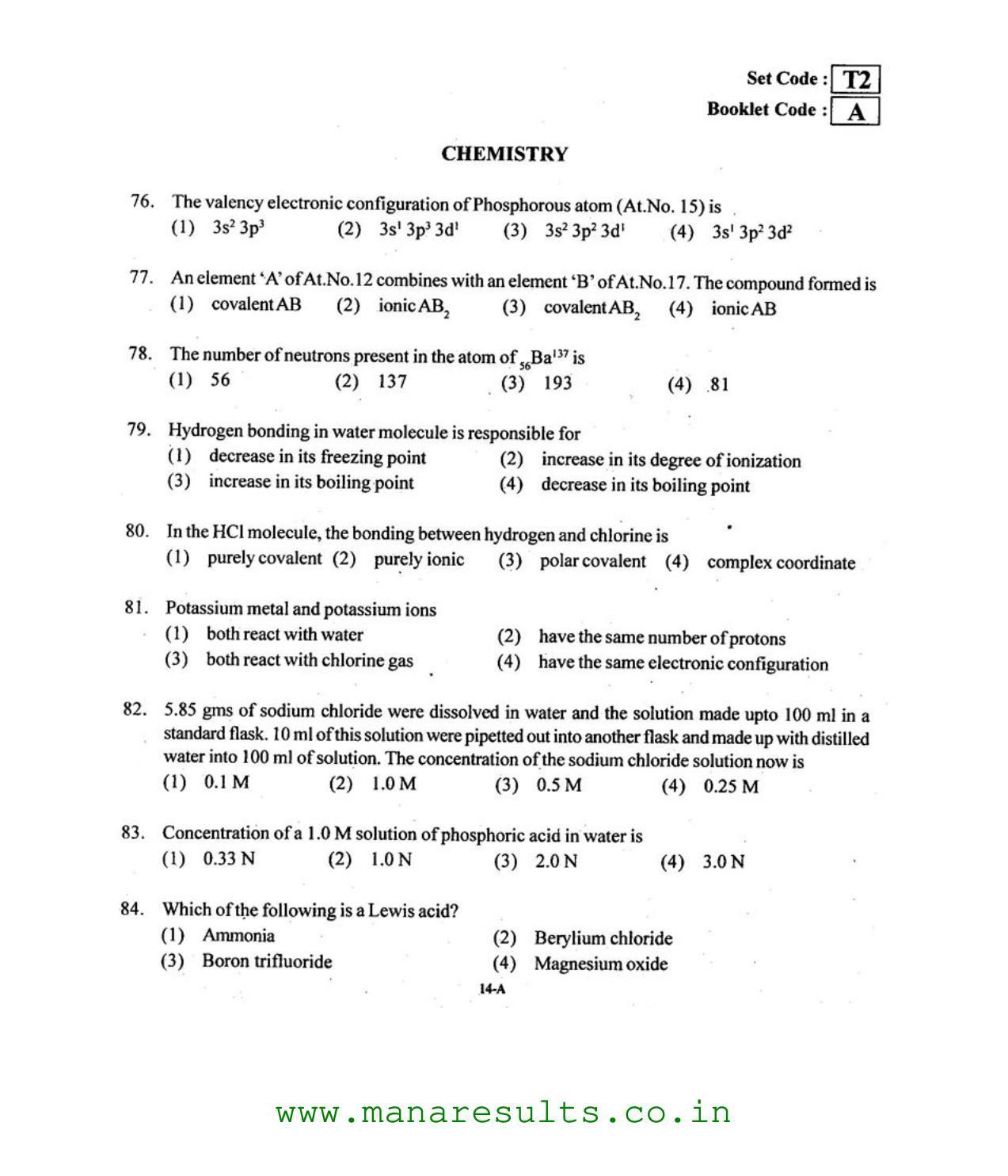 AP ECET 2015 Electronics and Communication Engineering Old Previous Question Papers - Page 13