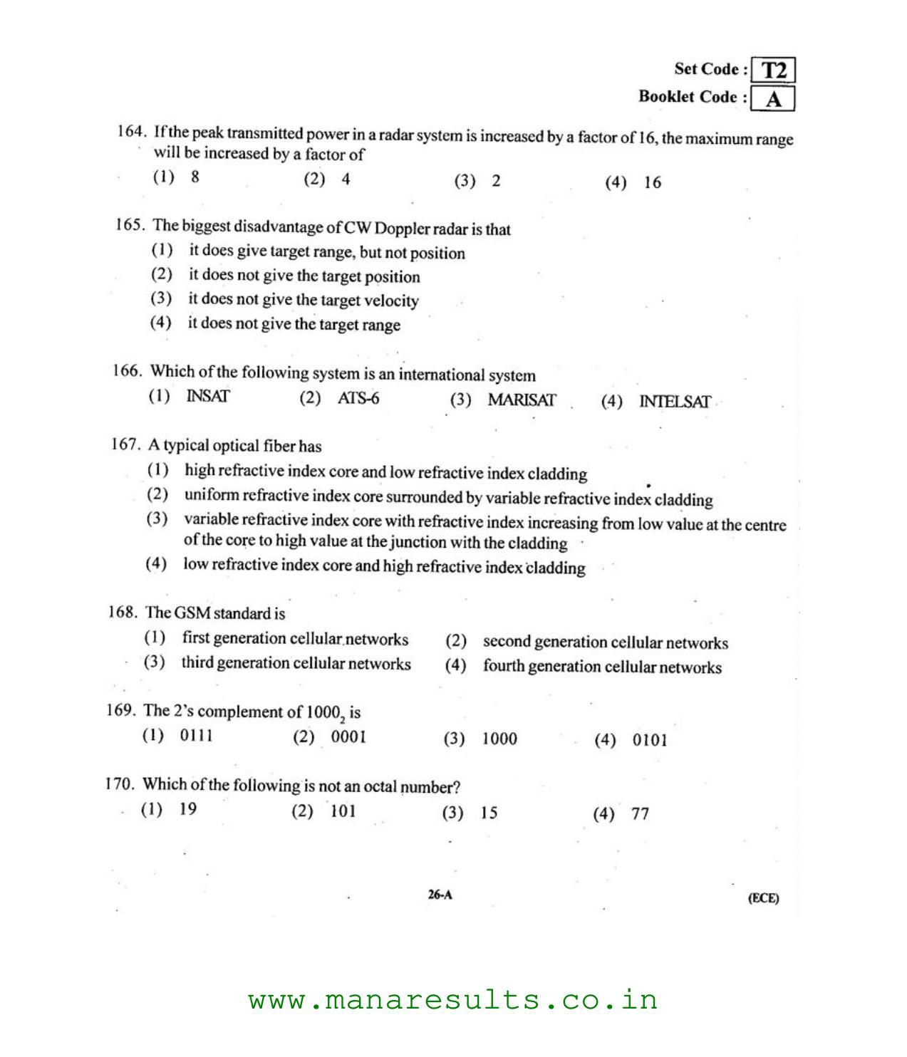 AP ECET 2015 Electronics and Communication Engineering Old Previous Question Papers - Page 25