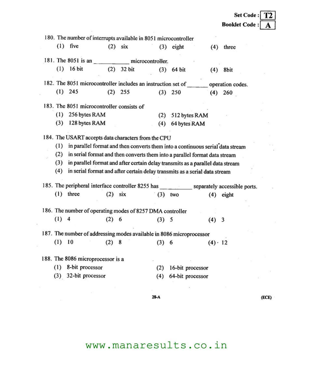 AP ECET 2015 Electronics and Communication Engineering Old Previous Question Papers - Page 27