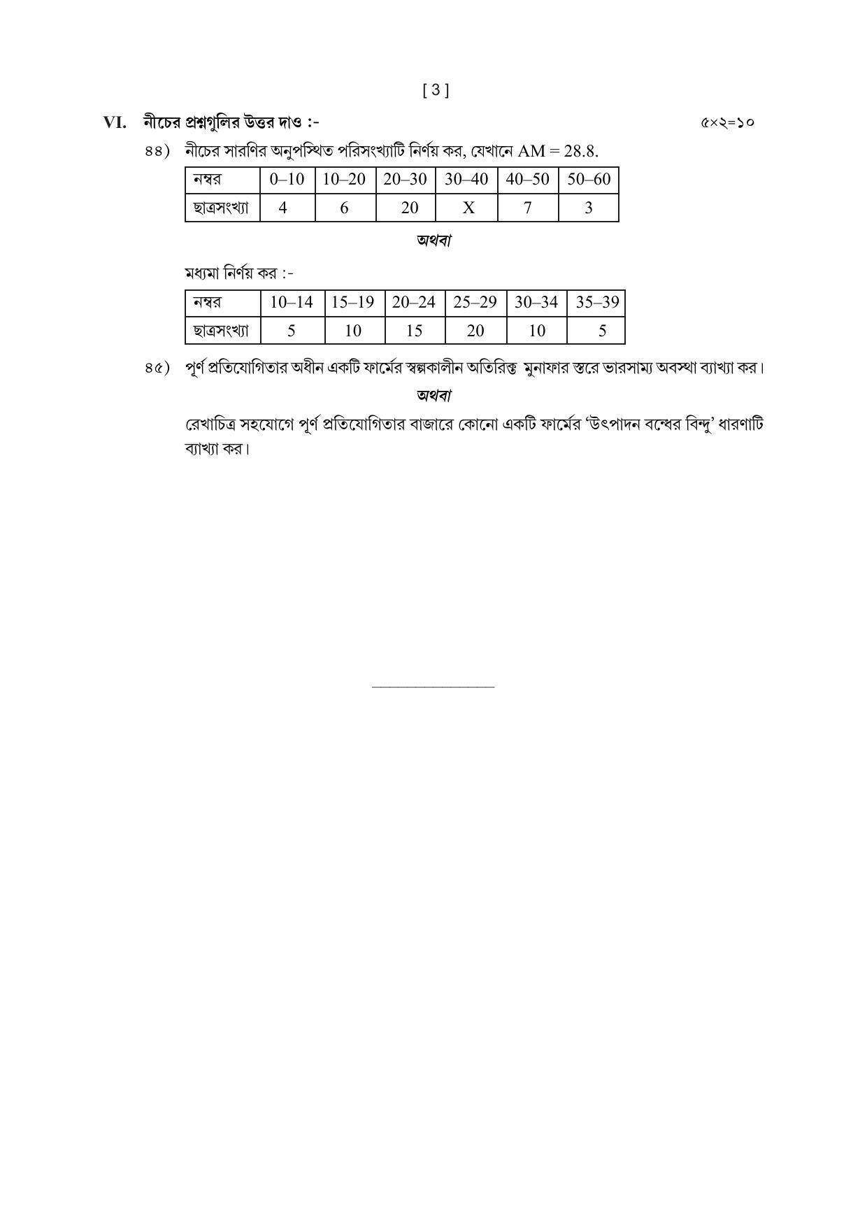 Tripura Board Economics Question Paper 2023 - Page 9