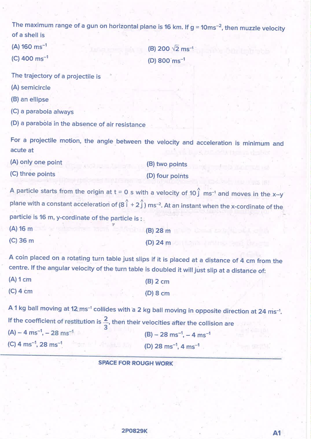 KCET Physics Question Paper 2021  - Page 6