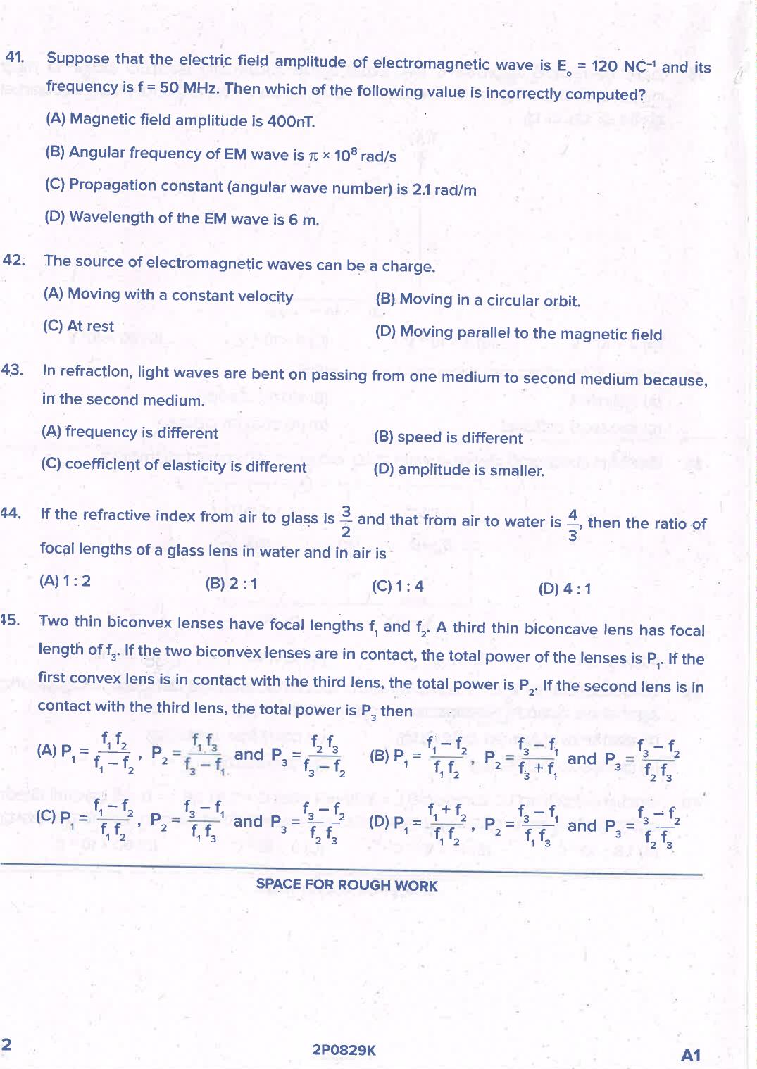 KCET Physics Question Paper 2021  - Page 22