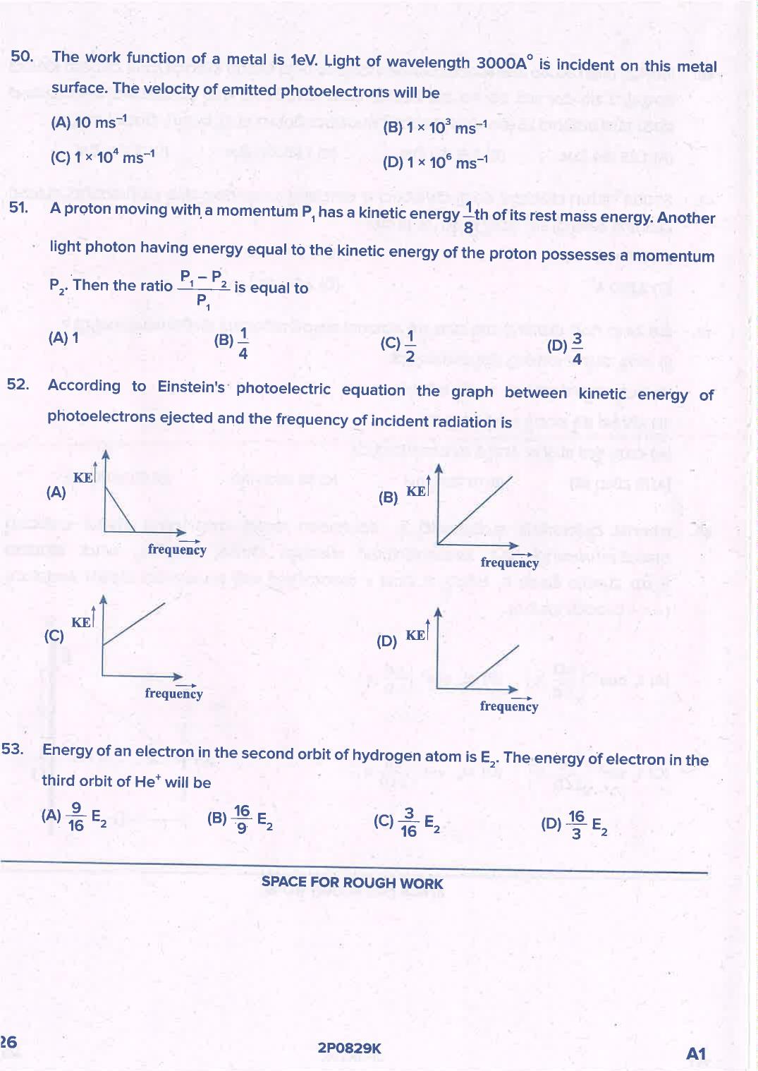 KCET Physics Question Paper 2021  - Page 26