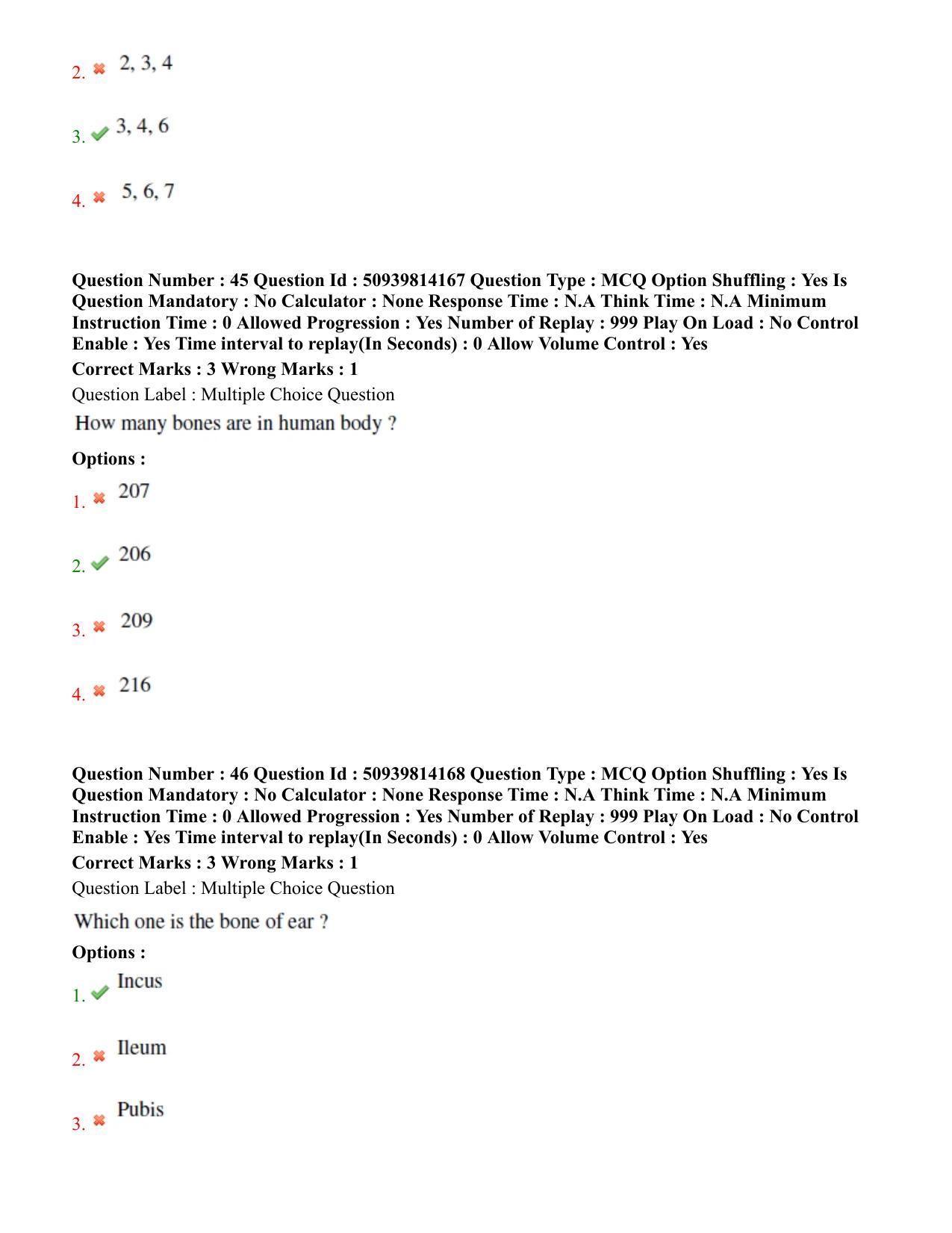 BHU RET Neurology 2020 Question Paper - Page 30