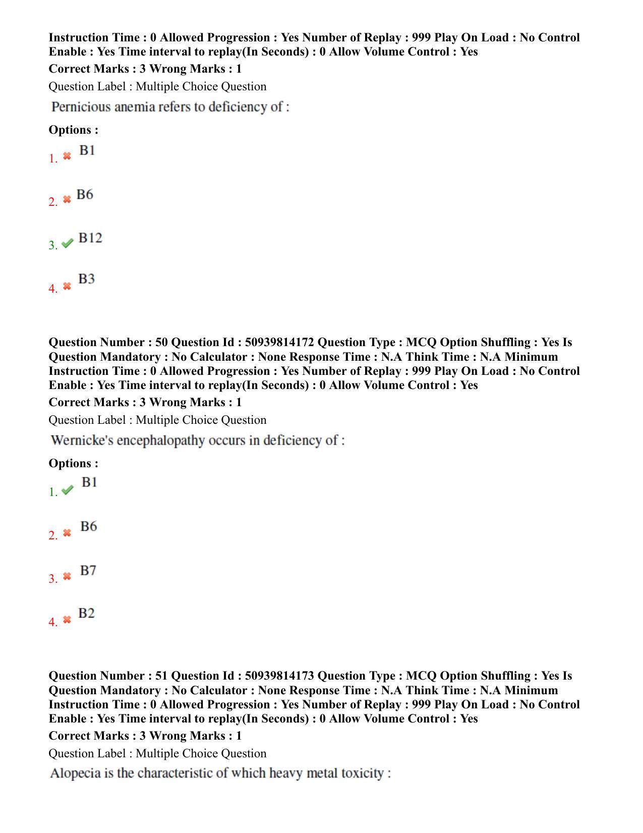 BHU RET Neurology 2020 Question Paper  - Page 32