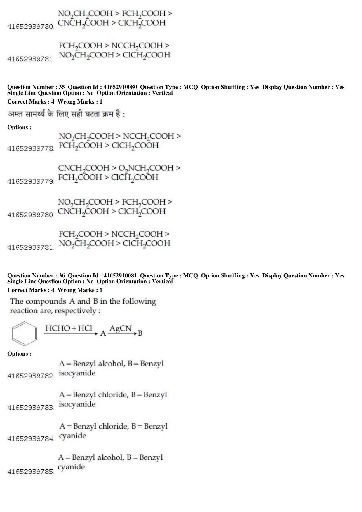 JEE Main 2019 Paper I Question Paper (9th Jan 2019 Shift 1) - Page 38