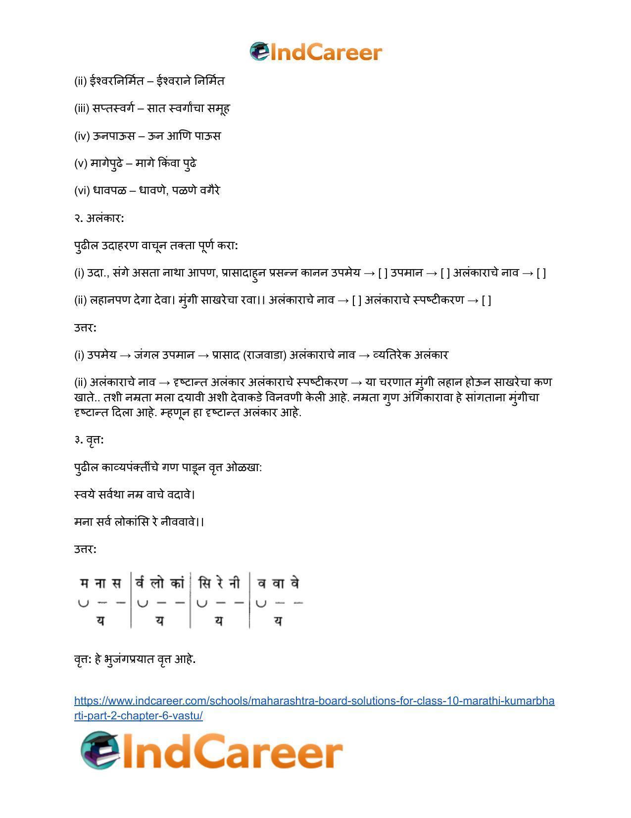 Maharashtra Board Solutions for Class 10- Marathi Kumarbharti (Part- 2): Chapter 6- वस्तू - Page 12