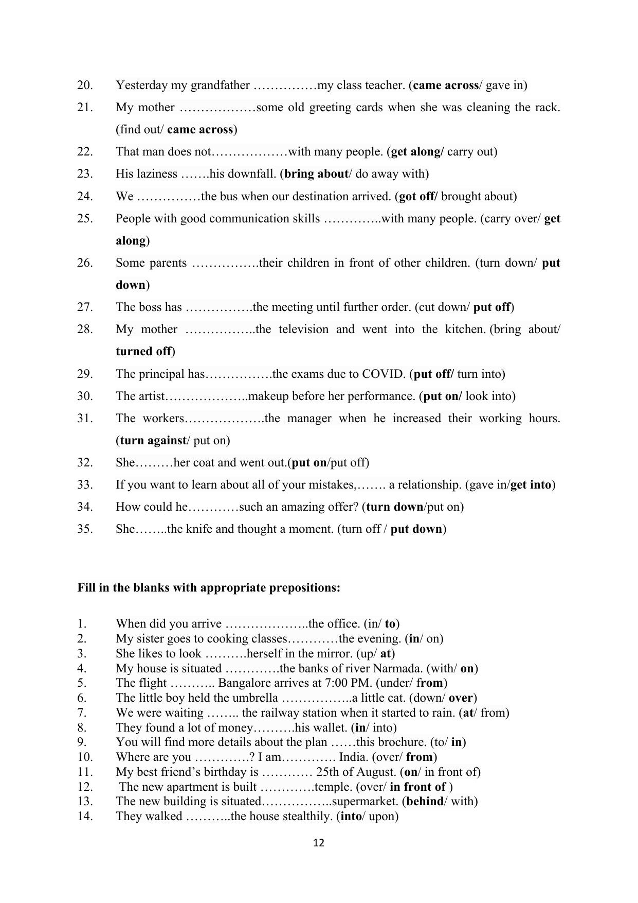 RBSE 2023 Class 12 English Question Bank - Page 28