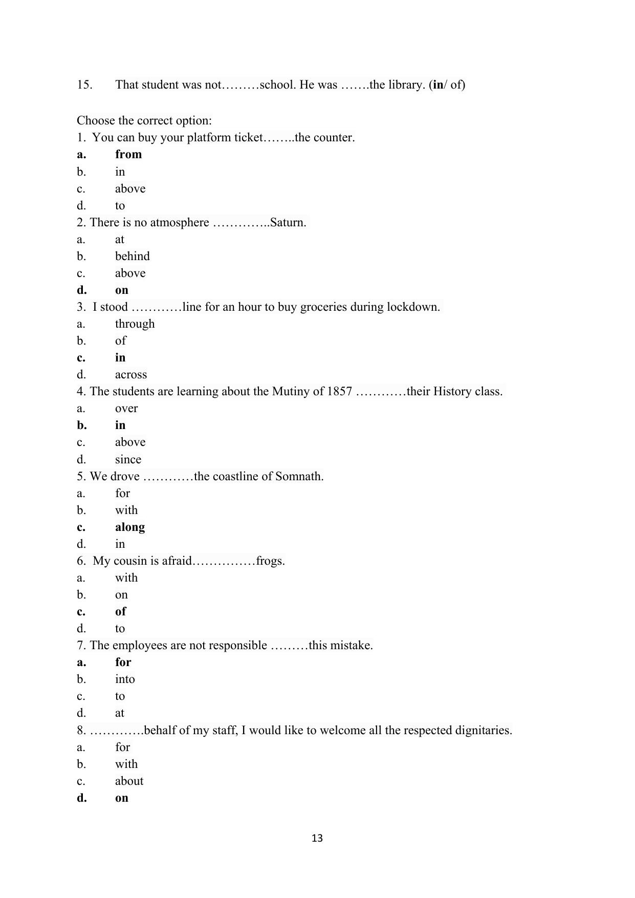 RBSE 2023 Class 12 English Question Bank - Page 29