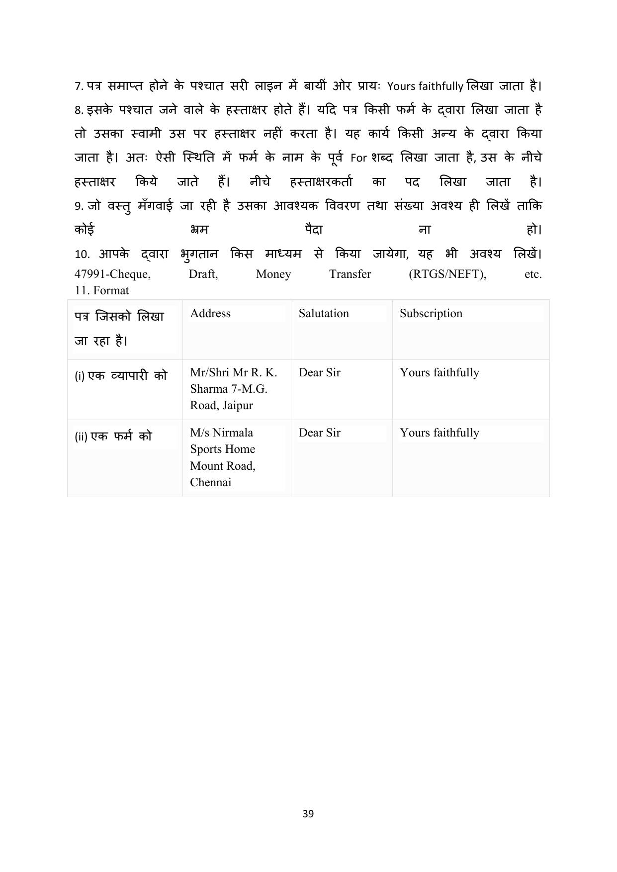 RBSE 2023 Class 12 English Question Bank - Page 55