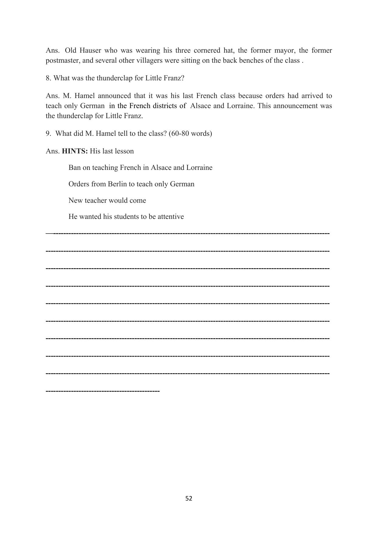 RBSE 2023 Class 12 English Question Bank - Page 68