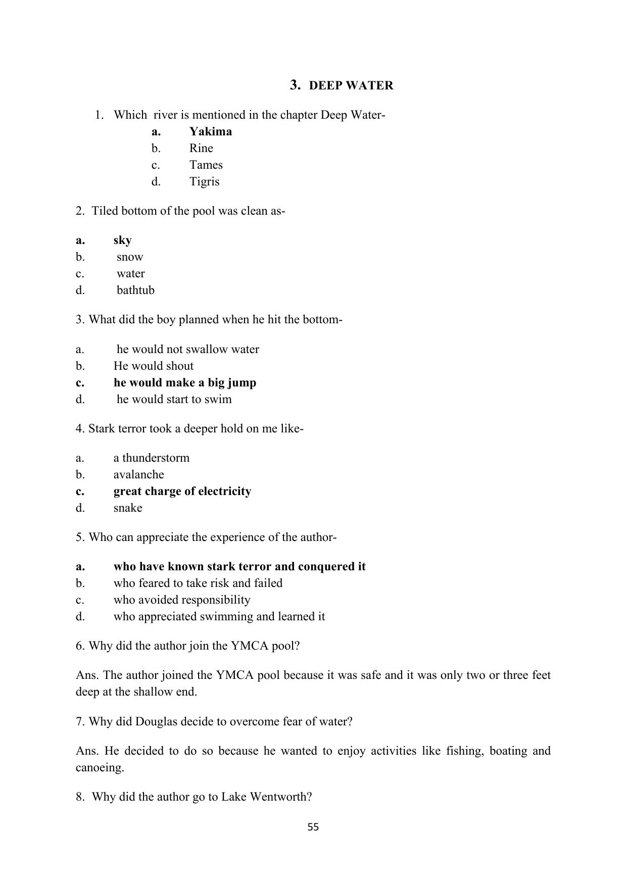 RBSE 2023 Class 12 English Question Bank - Page 71