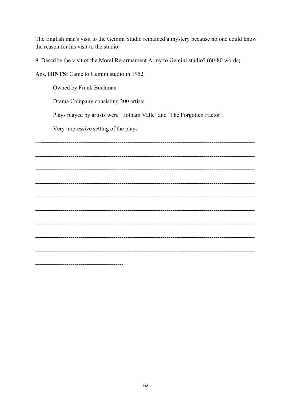 RBSE 2023 Class 12 English Question Bank - Page 78