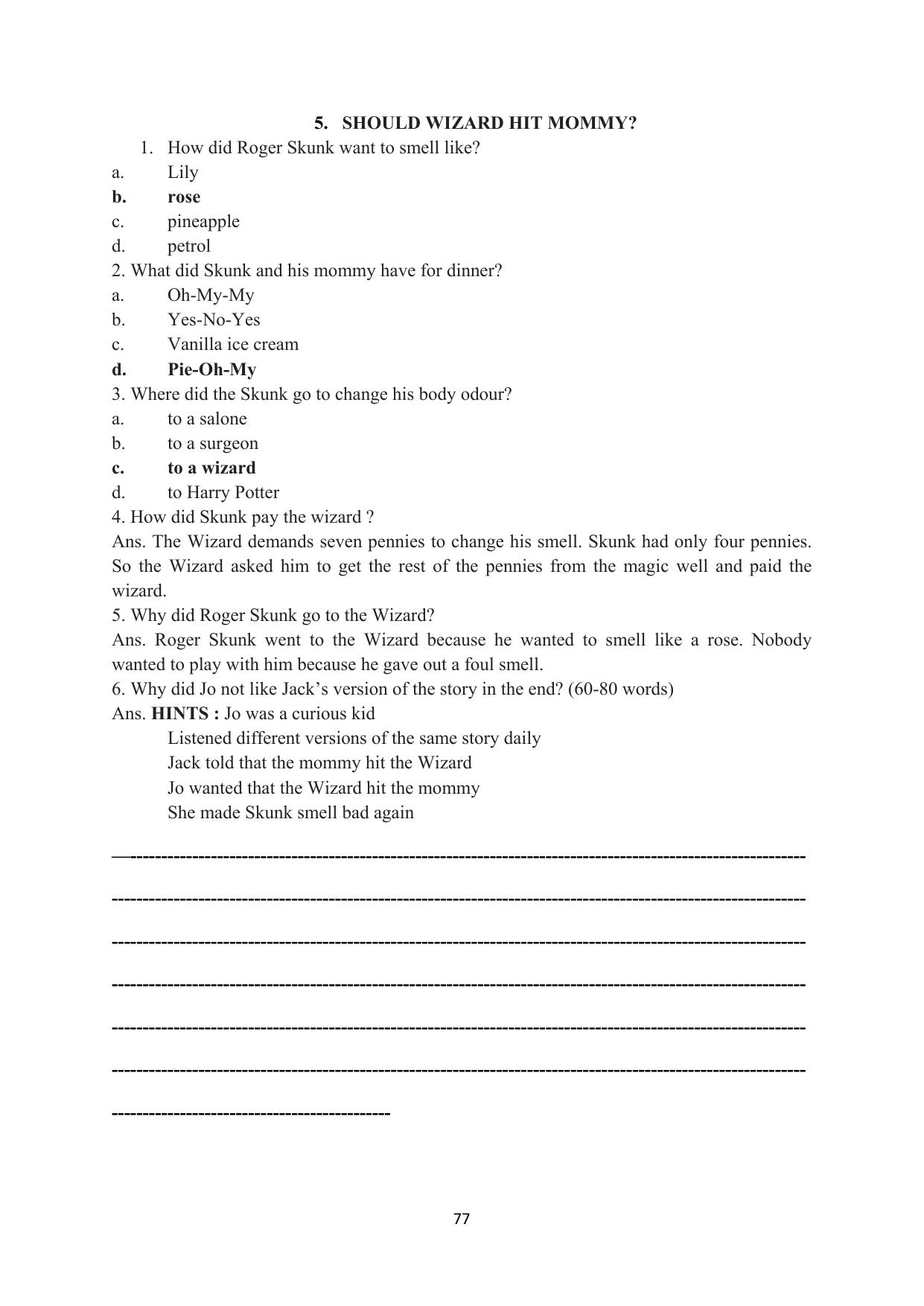 RBSE 2023 Class 12 English Question Bank - Page 93