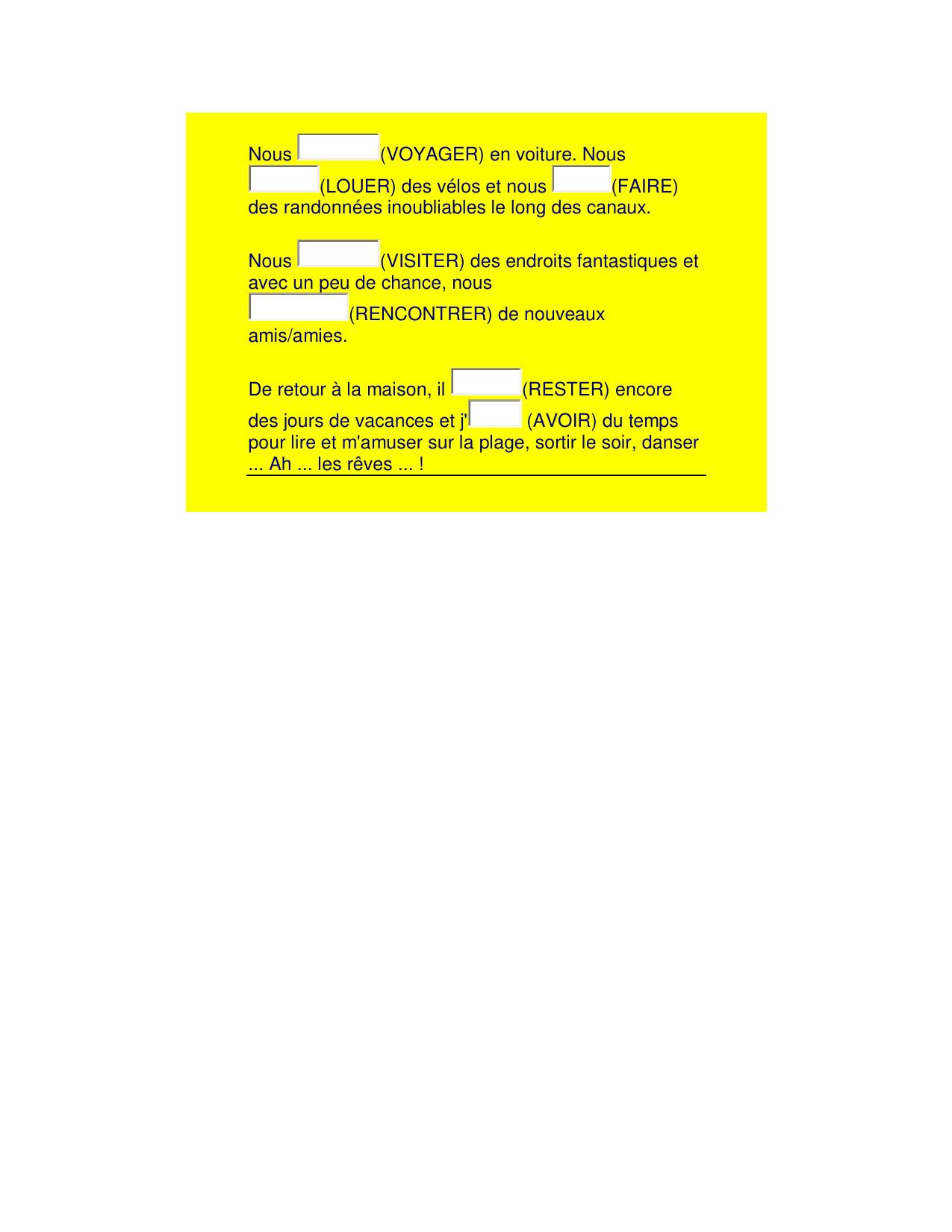 CBSE Worksheets for Class 10 French Assignment 3 - Page 2