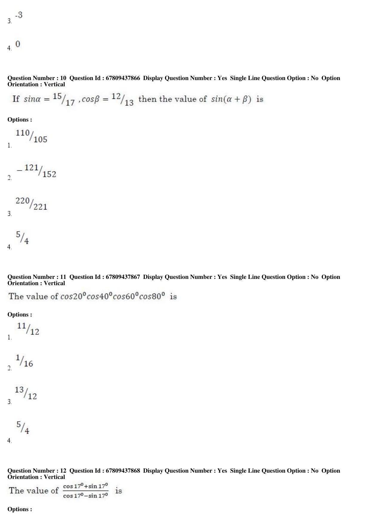AP ECET 2019 - Mining Engineering Question Paper With Preliminary Keys Shift1 - Page 5
