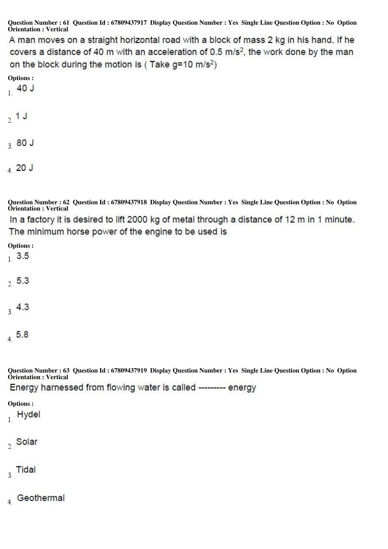 AP ECET 2019 - Mining Engineering Question Paper With Preliminary Keys Shift1 - Page 23