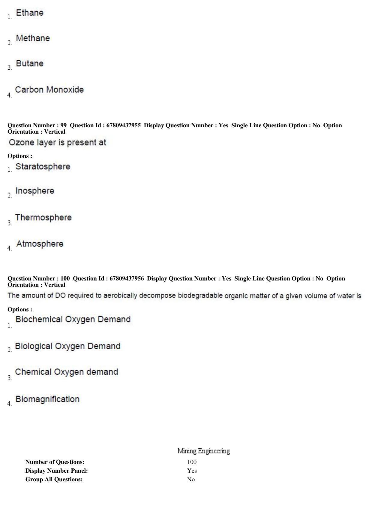 AP ECET 2019 - Mining Engineering Question Paper With Preliminary Keys Shift1 - Page 35
