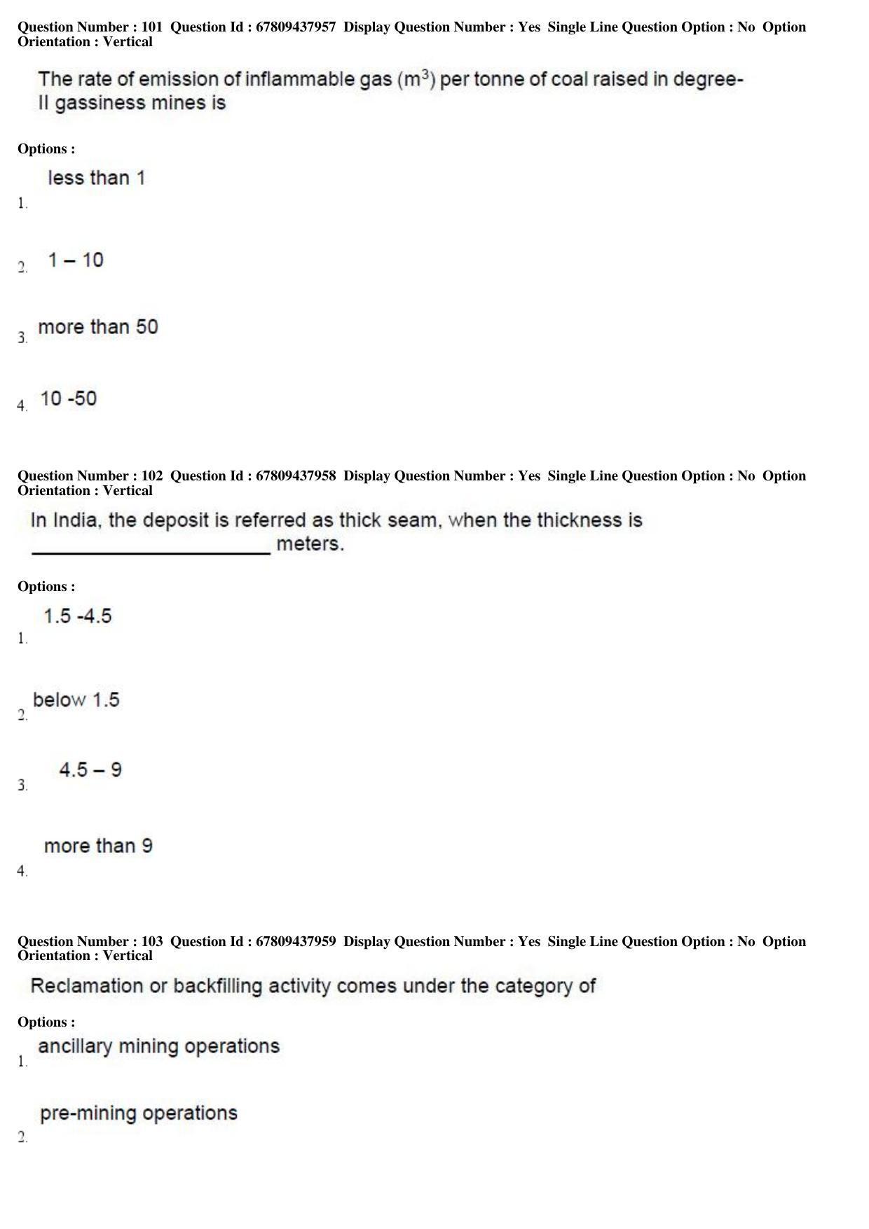 AP ECET 2019 - Mining Engineering Question Paper With Preliminary Keys Shift1 - Page 36