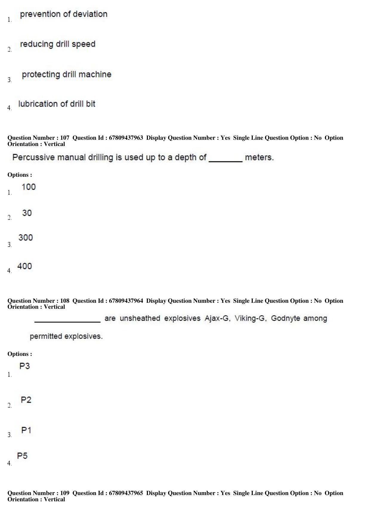AP ECET 2019 - Mining Engineering Question Paper With Preliminary Keys Shift1 - Page 38