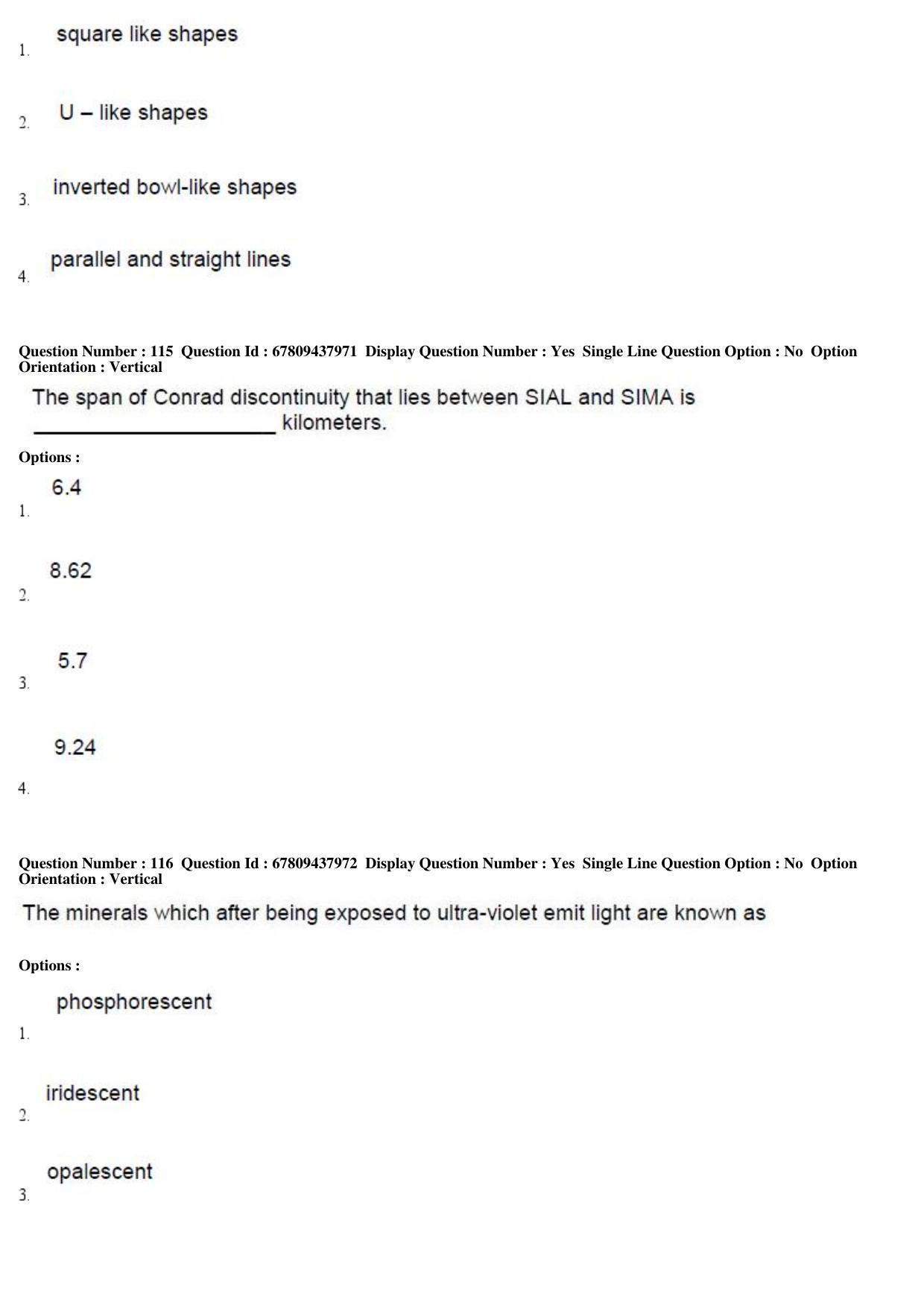 AP ECET 2019 - Mining Engineering Question Paper With Preliminary Keys Shift1 - Page 41