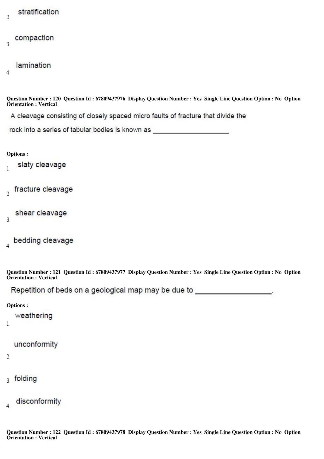 AP ECET 2019 - Mining Engineering Question Paper With Preliminary Keys Shift1 - Page 43