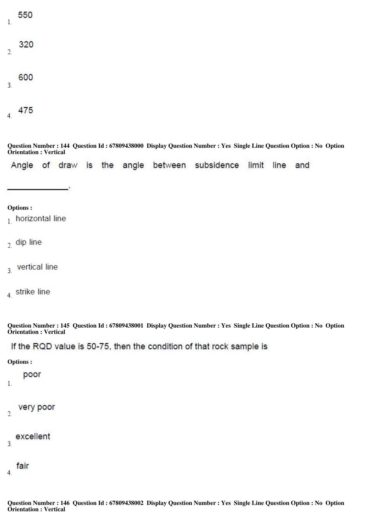 AP ECET 2019 - Mining Engineering Question Paper With Preliminary Keys Shift1 - Page 52