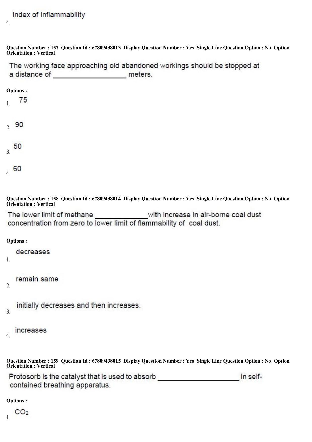 AP ECET 2019 - Mining Engineering Question Paper With Preliminary Keys Shift1 - Page 57