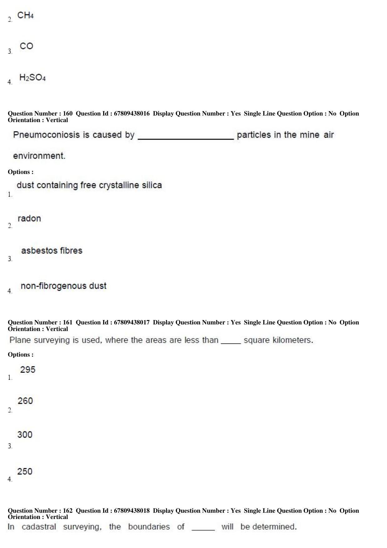 AP ECET 2019 - Mining Engineering Question Paper With Preliminary Keys Shift1 - Page 58