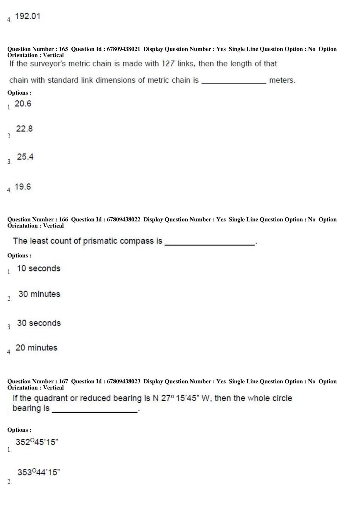 AP ECET 2019 - Mining Engineering Question Paper With Preliminary Keys Shift1 - Page 60