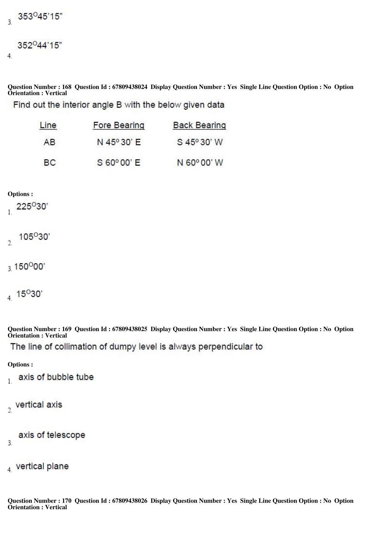 AP ECET 2019 - Mining Engineering Question Paper With Preliminary Keys Shift1 - Page 61