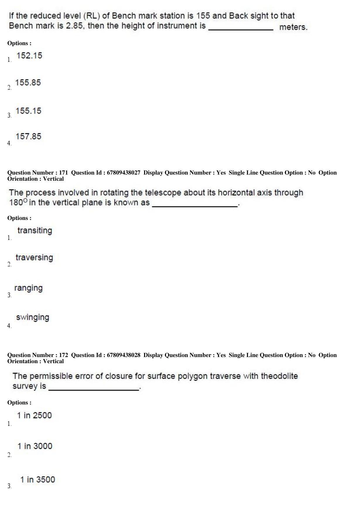 AP ECET 2019 - Mining Engineering Question Paper With Preliminary Keys Shift1 - Page 62