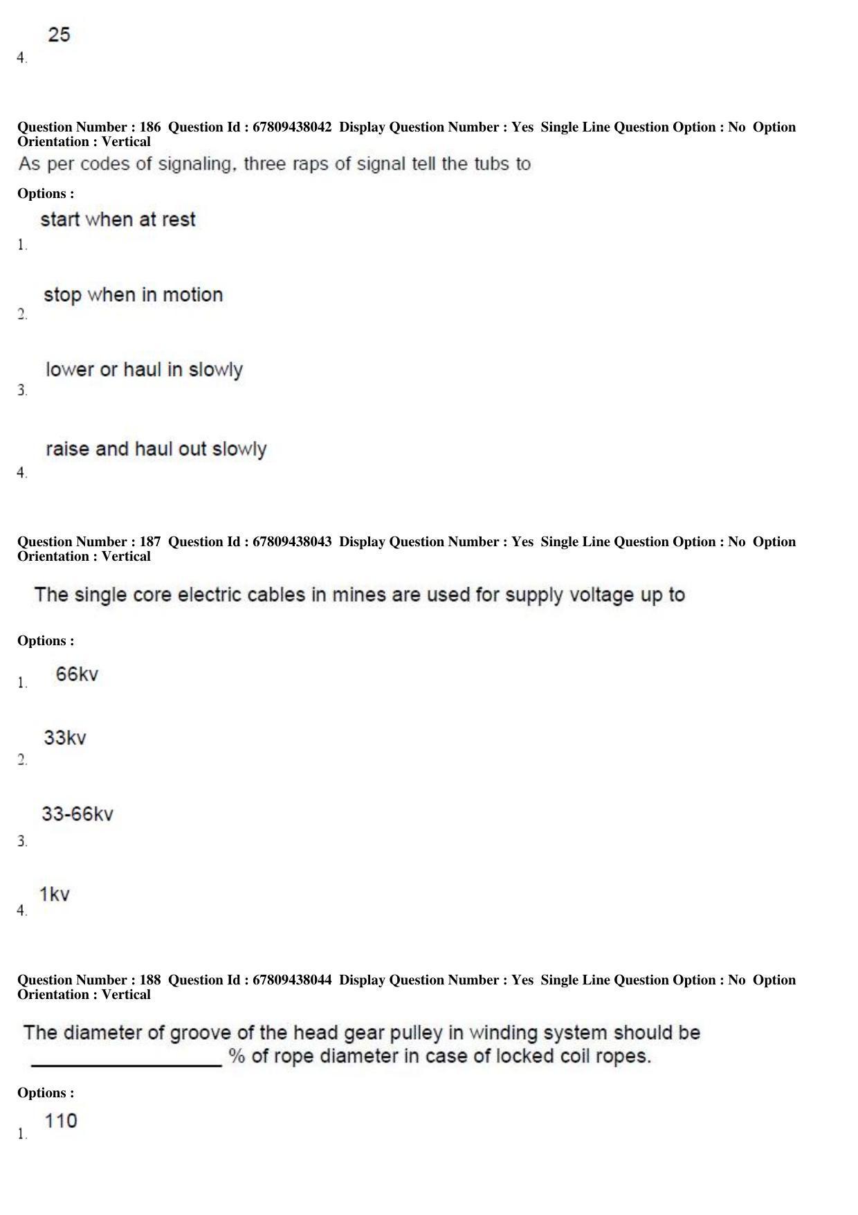 AP ECET 2019 - Mining Engineering Question Paper With Preliminary Keys Shift1 - Page 68