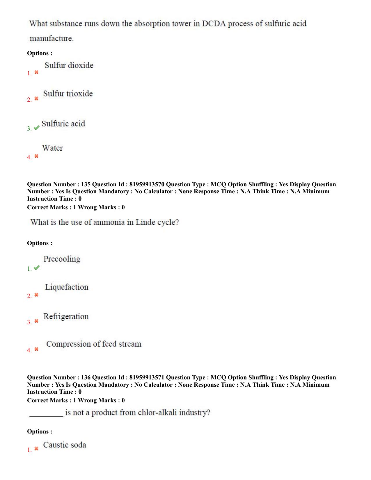 TS ECET 2022 Chemical Engineering Question Paper - Page 62