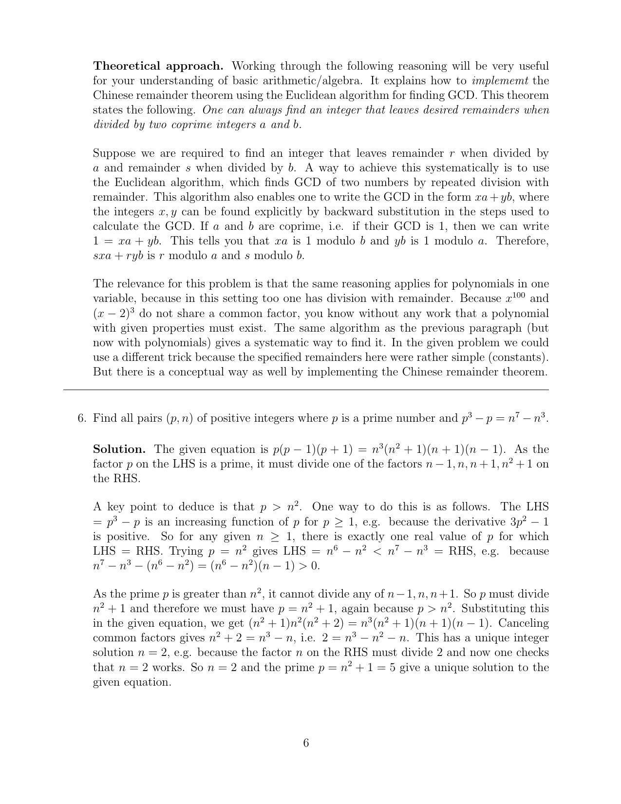 CMI Entrance Exam 2016 Solutions B.Sc (Hons.) Mathematics and Computer Science - Page 6