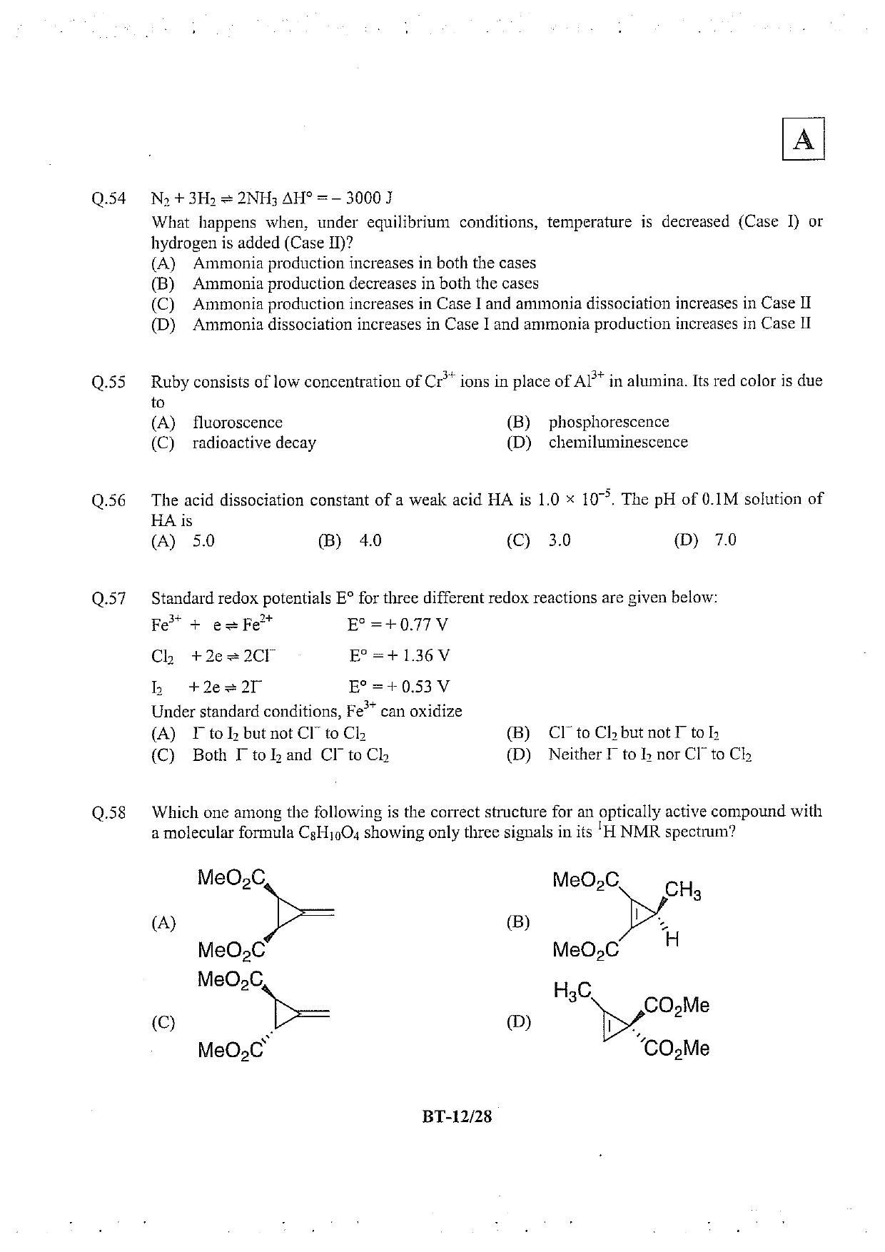 JAM 2013: BT Question Paper - Page 13
