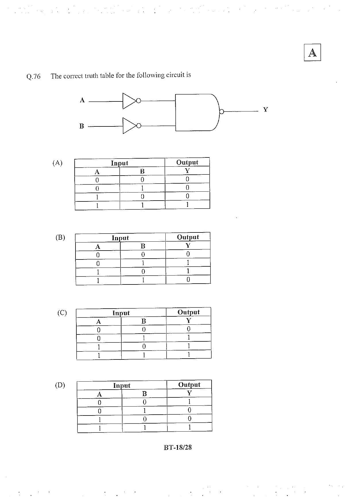 JAM 2013: BT Question Paper - Page 19