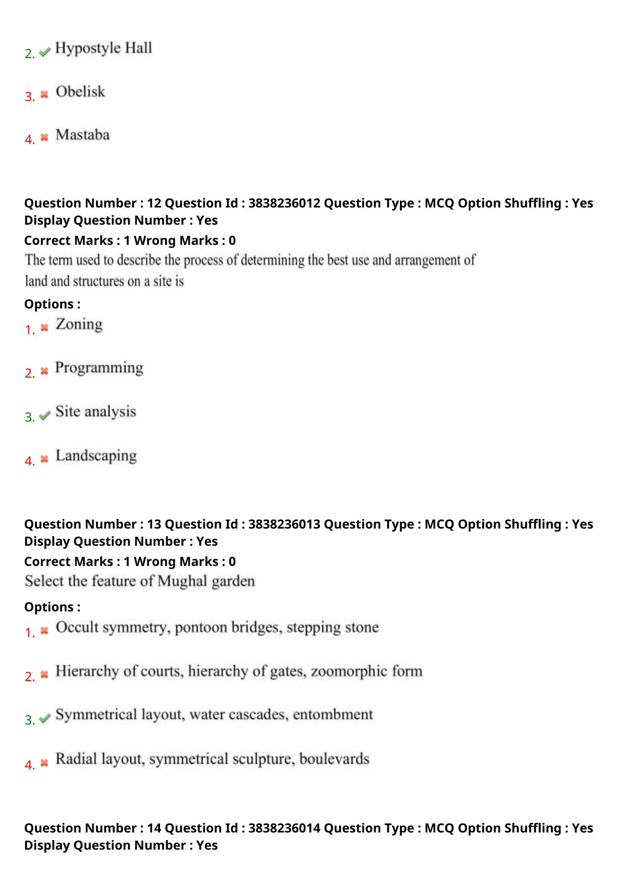 TS PGECET 2024: Architecture And Planning Question Papers with Answer - Page 6