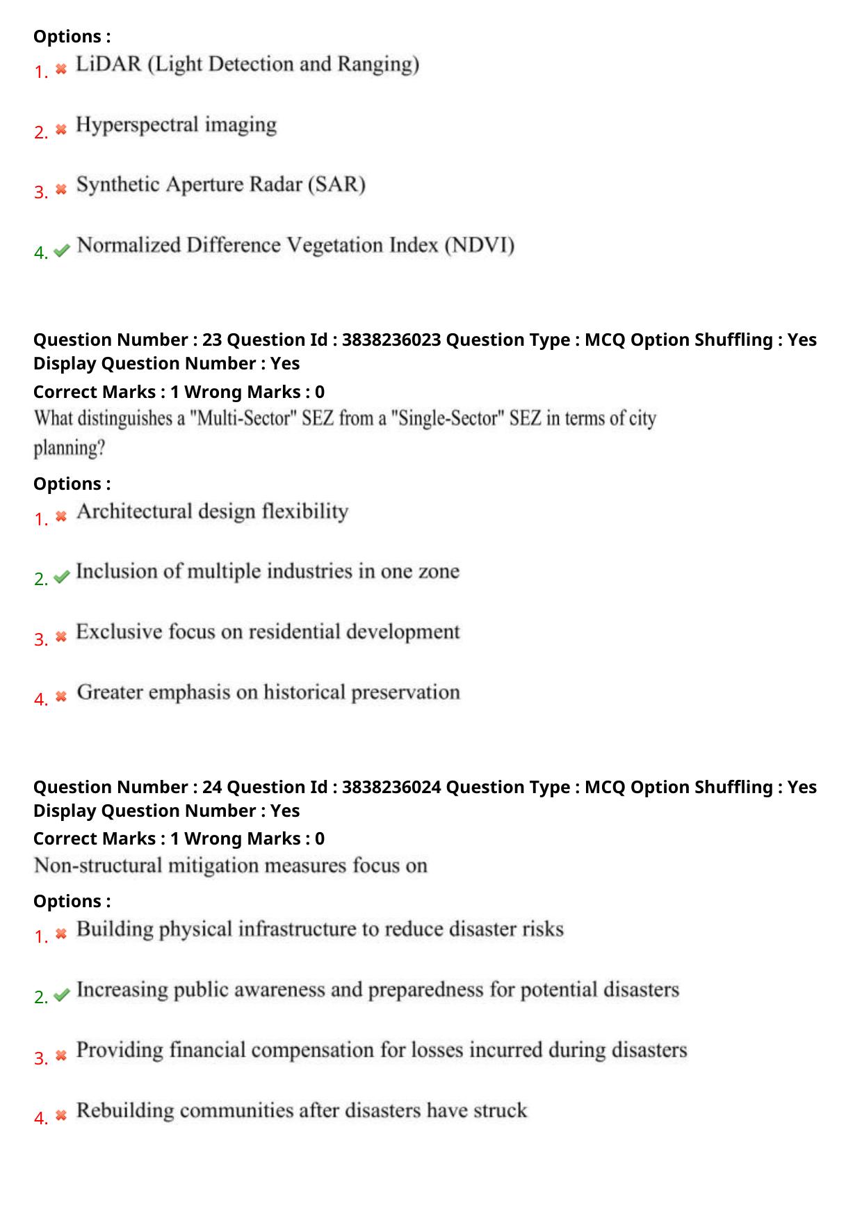 TS PGECET 2024: Architecture And Planning Question Papers with Answer - Page 10