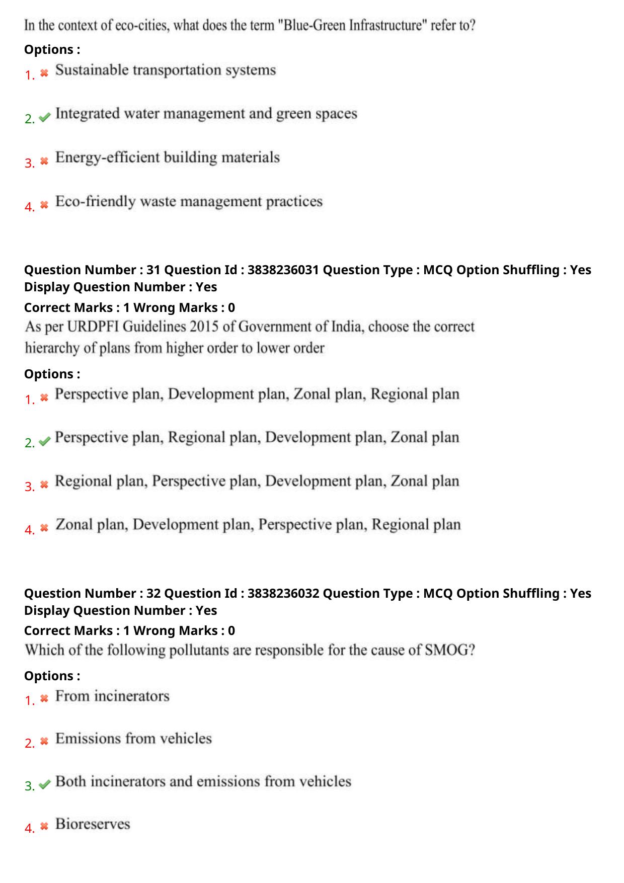 TS PGECET 2024: Architecture And Planning Question Papers with Answer - Page 13