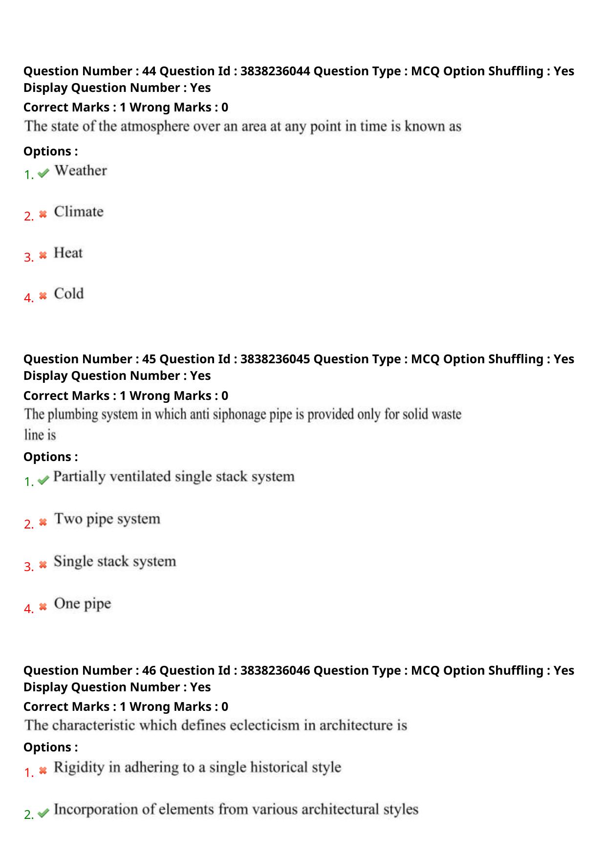 TS PGECET 2024: Architecture And Planning Question Papers with Answer - Page 18