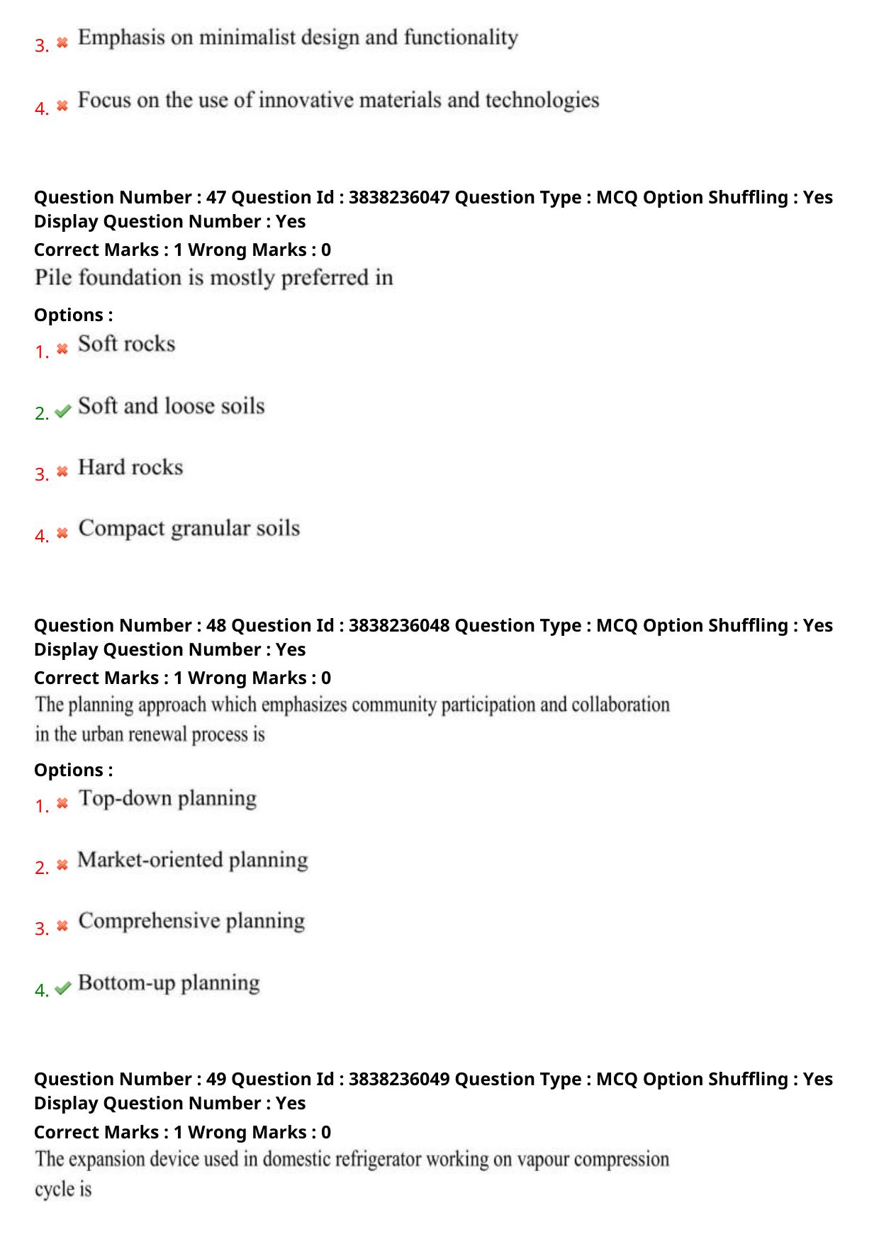 TS PGECET 2024: Architecture And Planning Question Papers with Answer - Page 19